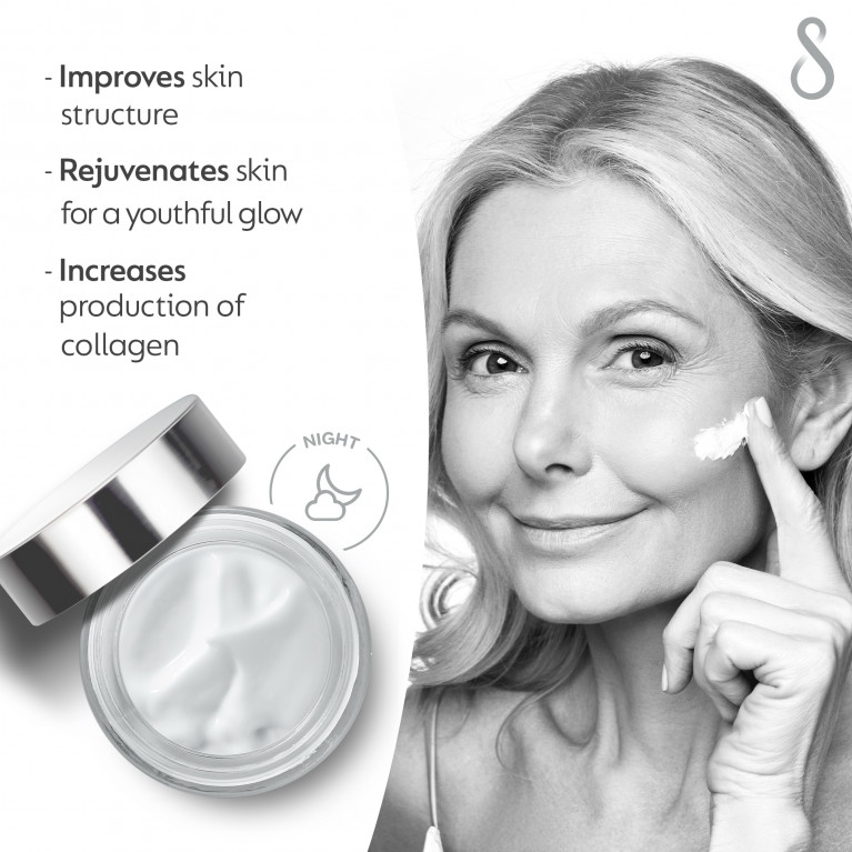 Ночной крем, повышающий эластичность 36+