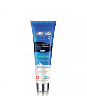 Сужающее поры и матирующее очищающее средство с углем 3-в-1