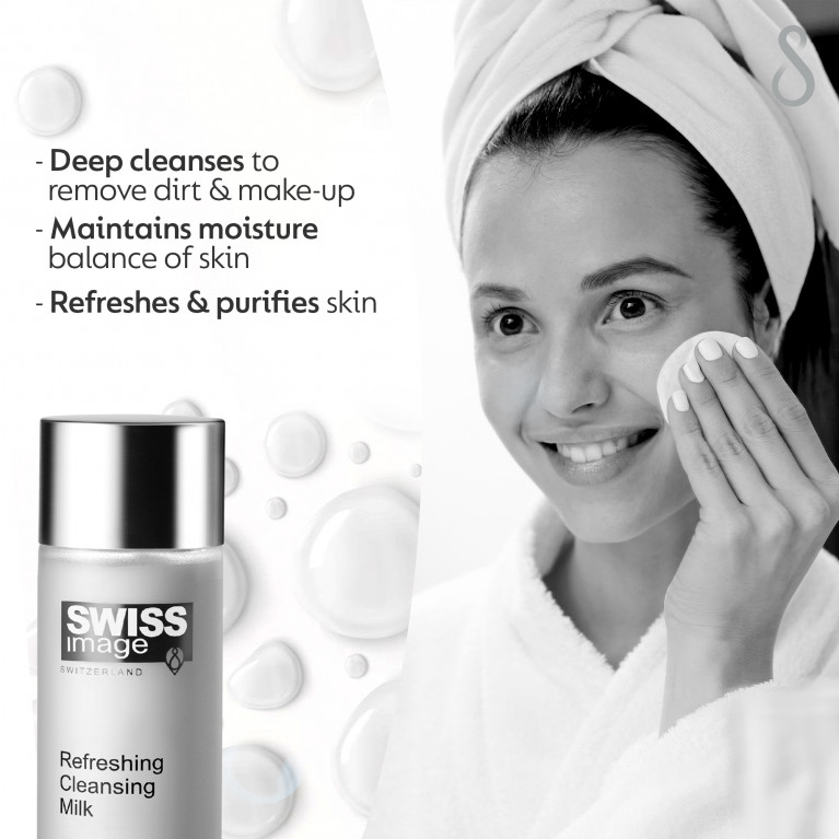 Освежающее очищающее молочко