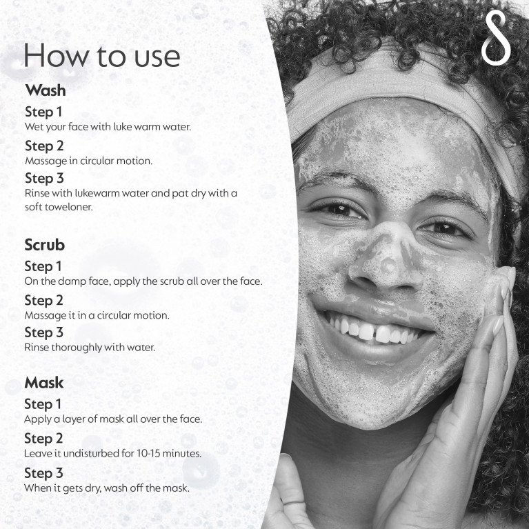 Осветляющая маска-скраб для умывания «Абсолютное сияние» 3-в-1