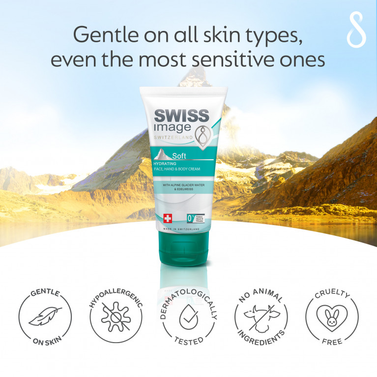 Мягкий увлажняющий крем для рук и тела