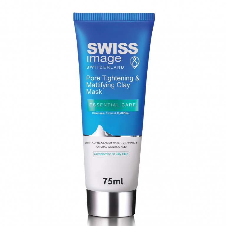 Маска для лица с глиной матирующая и сужающая поры