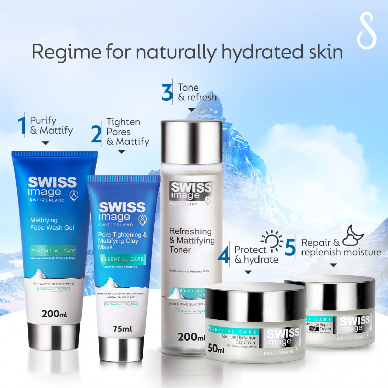 Маска для лица с глиной матирующая и сужающая поры