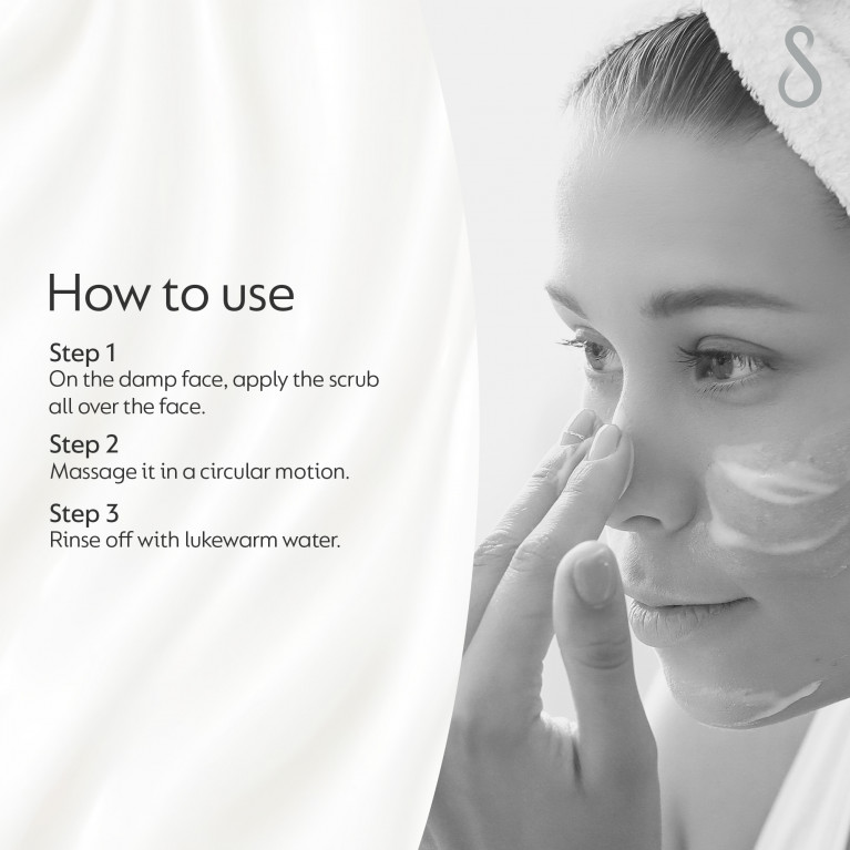 Мягкий крем-скраб для деликатного очищения